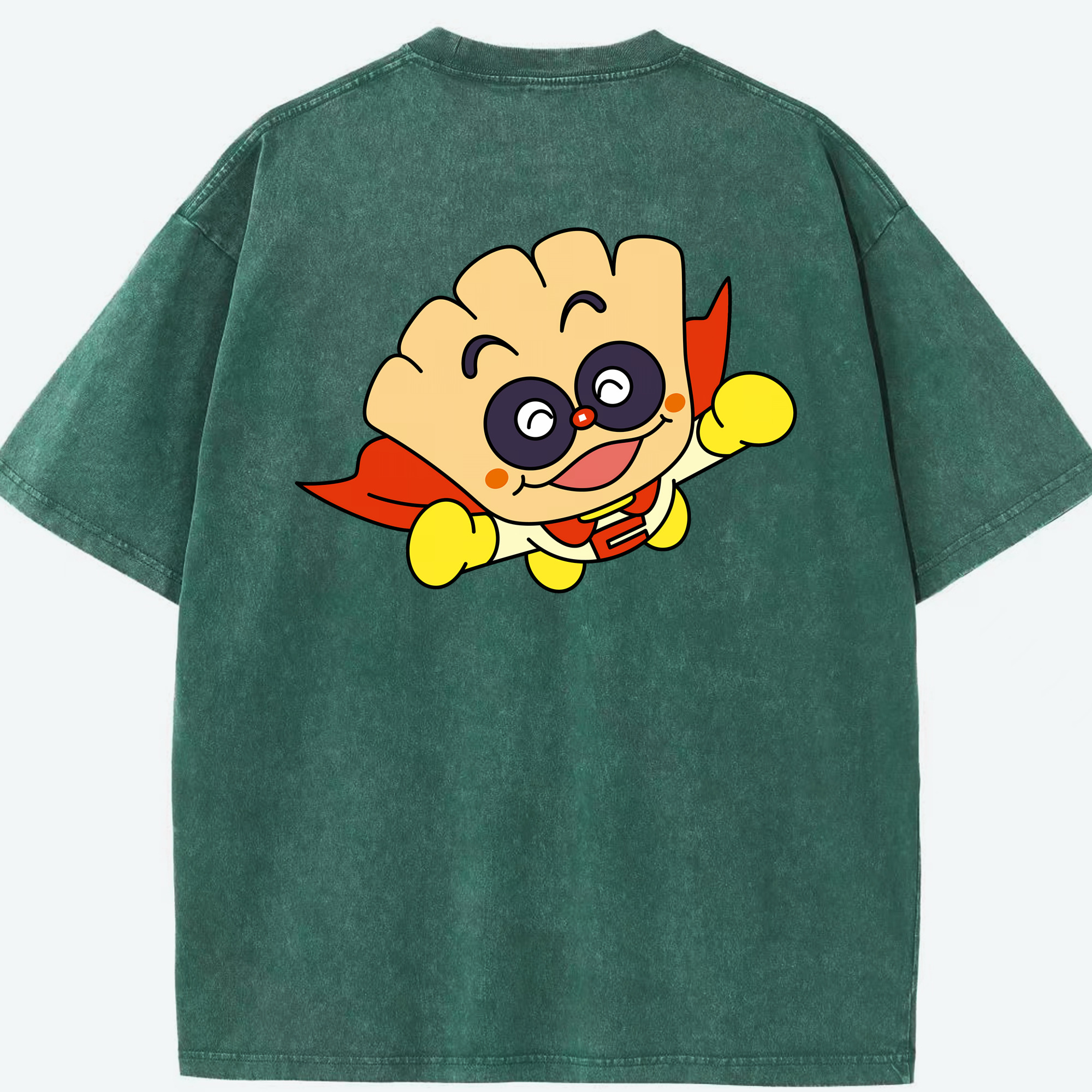 （画像用） アンパンマン Anpanman 綿100% ヴィンテージ風 半袖Tシャツ（背面プリント）